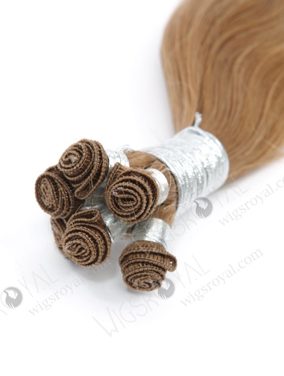 In Stock Brazilian Virgin Hair 20" Natural Straight 8# Color Hand-tied Weft SHW-032-22378