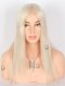 Attractive White Color Natural Mono Top Glueless Wigs GLM-08007
