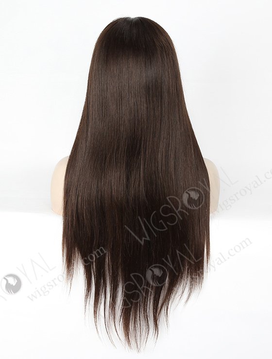 In Stock European Virgin Hair 22" Natural Straight Natural Color Silk Top Glueless Wig GL-08008-22400