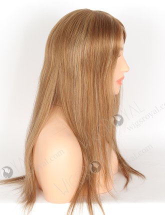 Straight Highlights Mono Top Glueless Wigs with Brown Roots GLM-08008