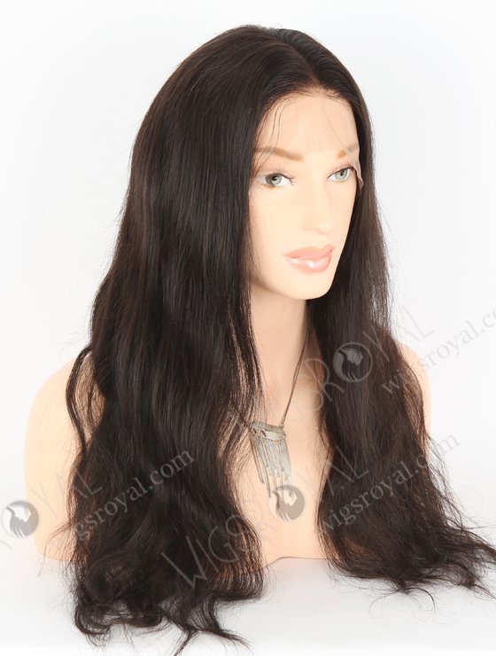 In Stock Indian Remy Hair 20" Natural Straight Natural Color Full Lace Wig FLW-01554-22677