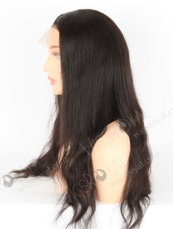 In Stock Indian Remy Hair 20" Natural Straight Natural Color Full Lace Wig FLW-01554-22679