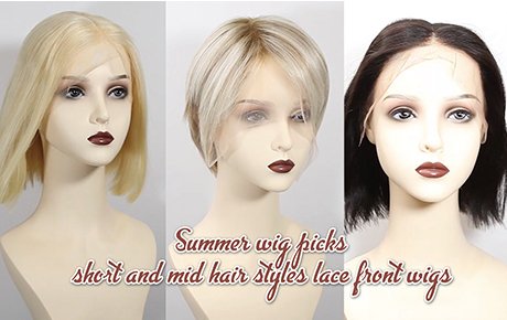  Summer wig picks | short and mid hair styles lace front wigs