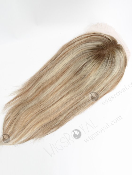 Luxury Human Hair Toppers from Wigsroyal for Women’s Hair Loss/Thinning WR-TC-083-22763