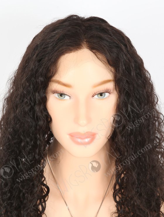 In Stock Indian Remy Hair 18" Curly As Pic 1b# Color Full Lace Wig FLW-01901-22804