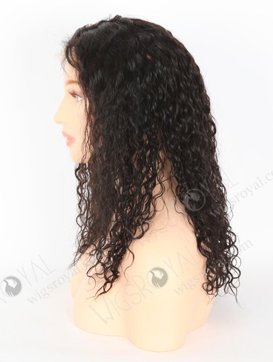 In Stock Indian Remy Hair 18" Curly As Pic 1b# Color Full Lace Wig FLW-01901-22811