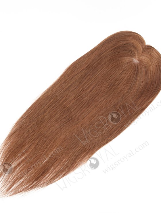 Blended Brown Color Natural Looking Silk Toppers For Hair-fall Topper-132-22922