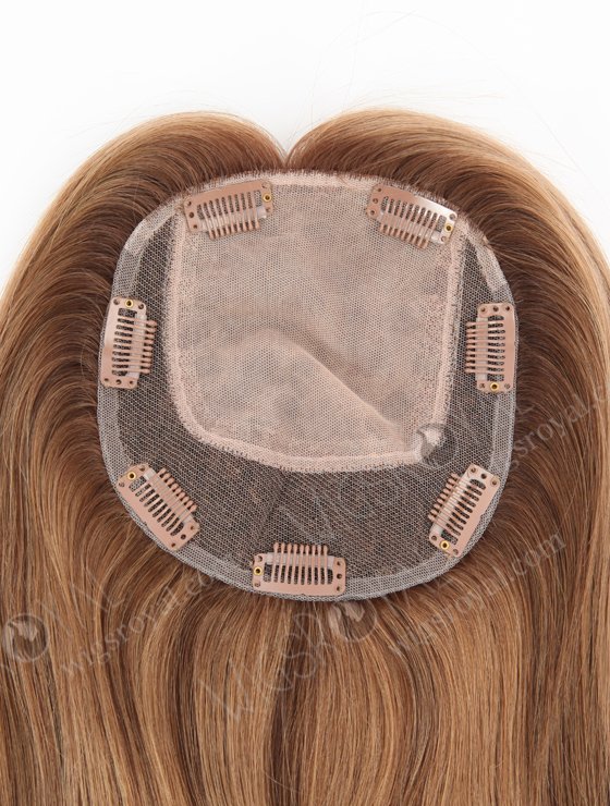 Affordable Short Highlights Human Hair Toppers Topper-156-22886