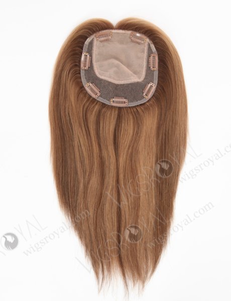 Affordable Short Highlights Human Hair Toppers Topper-156