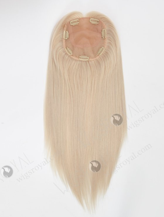 Top Quality White Color Human Hair Toppers Topper-153