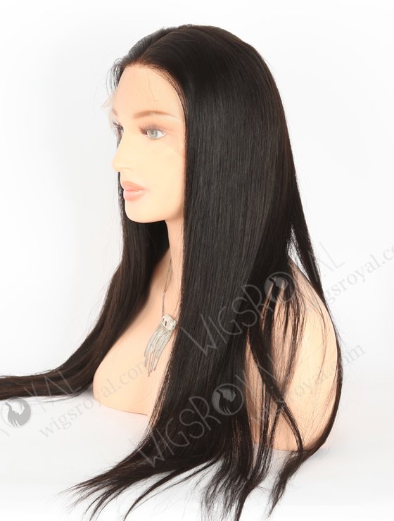 In Stock Brazilian Virgin Hair 22" Straight Natural Color Full Lace Wig FLW-04238-23014