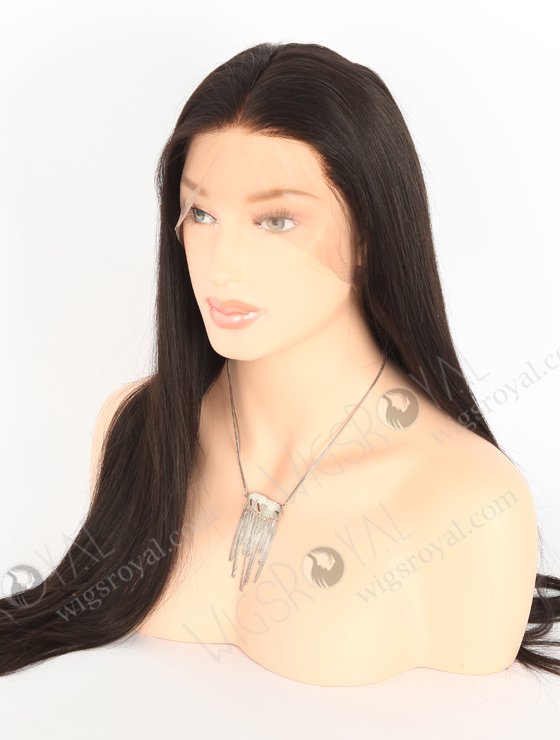 In Stock Brazilian Virgin Hair 22" Straight Natural Color Full Lace Wig FLW-04238-23015