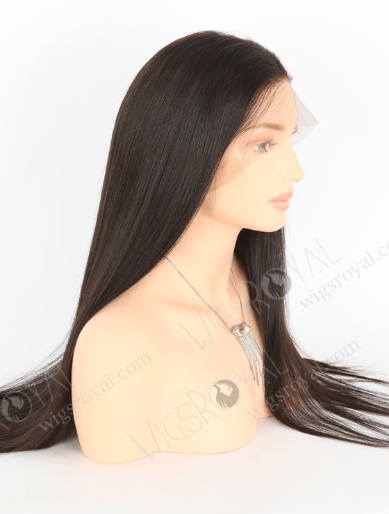 In Stock Brazilian Virgin Hair 22" Straight Natural Color Full Lace Wig FLW-04238-23017