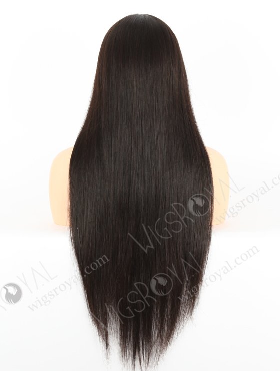 Natural Looking Pre Plucked Full Lace Wigs 24 Inch Natural Color Brazilian Virgin Hair FLW-04240-23040