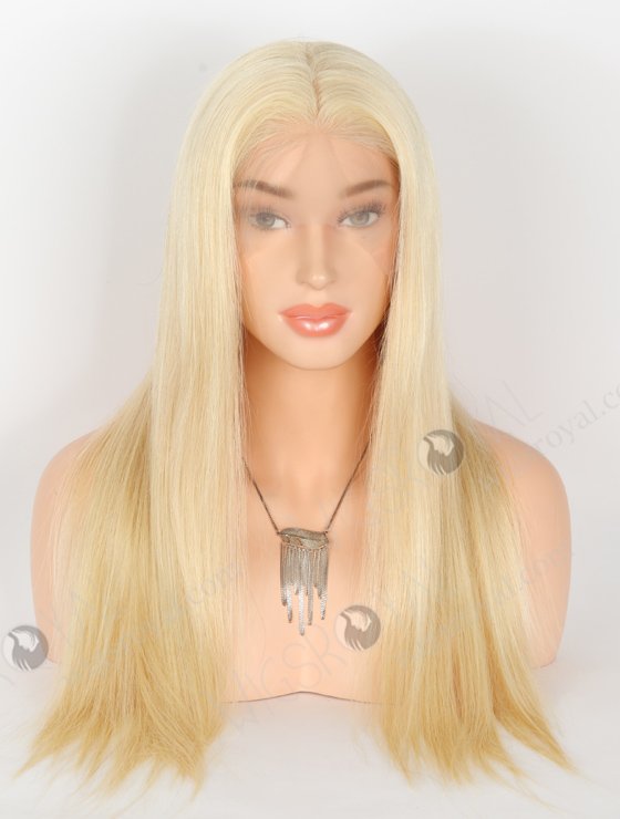 In Stock Chinese Virgin Hair 20" Natural Straight 613# Color Full Lace Wig FLW-07334-23024