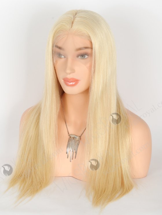 In Stock Chinese Virgin Hair 20" Natural Straight 613# Color Full Lace Wig FLW-07334-23025