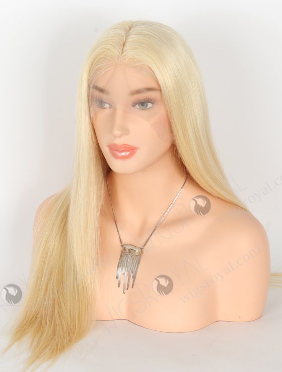 In Stock Chinese Virgin Hair 20" Natural Straight 613# Color Full Lace Wig FLW-07334-23027