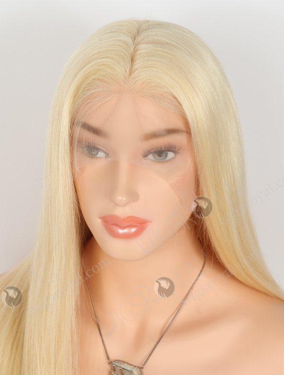 In Stock Chinese Virgin Hair 20" Natural Straight 613# Color Full Lace Wig FLW-07334-23026