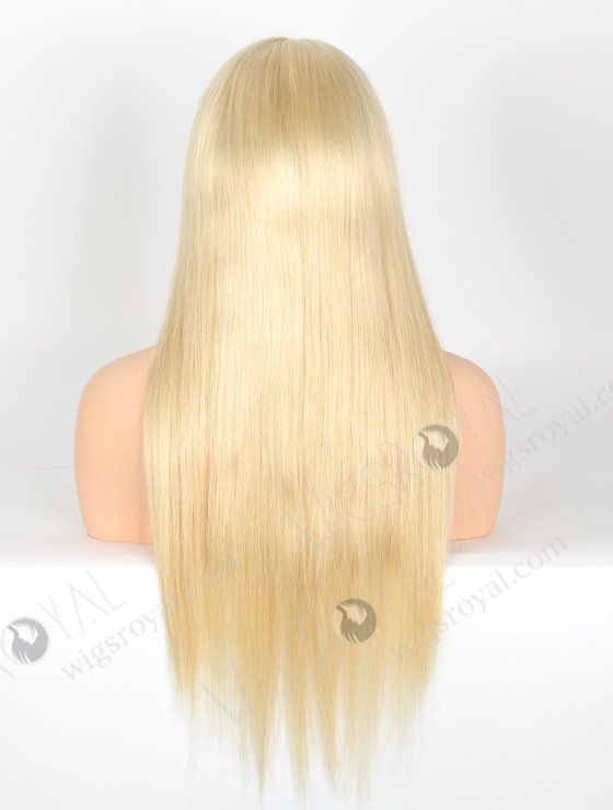 In Stock Chinese Virgin Hair 20" Natural Straight 613# Color Full Lace Wig FLW-07334-23030