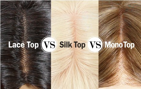  Silk top wig VS lace top wig VS mono top wig | Comparison of three wig tops