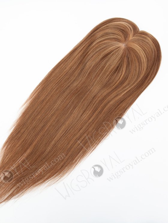 Premium Dark Brown Highlights Human Hair Topper Topper-148-23120