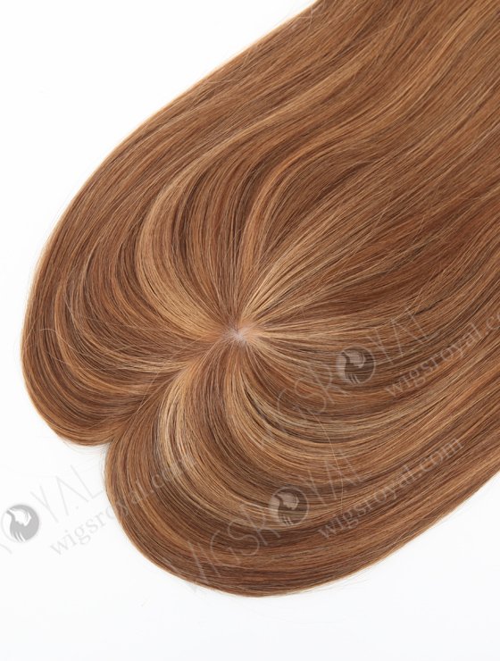 Premium Dark Brown Highlights Human Hair Topper Topper-148-23121