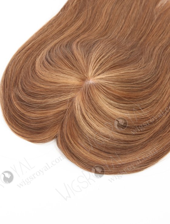 Premium Dark Brown Highlights Human Hair Topper Topper-148-23122