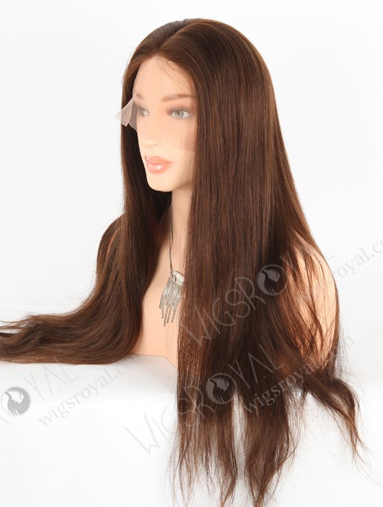 Gripper Wig Cap With Medium Brown Color For Alopecia Women WR-GR-012-23158