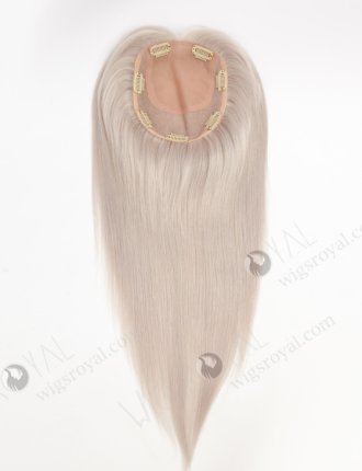 Luxury Silver Human Hair Toppers for Hair Loss Topper-135