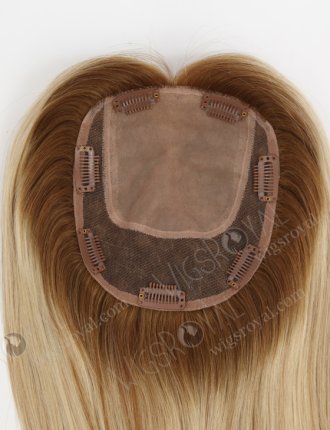 In Stock 5.5"*6.5" European Virgin Hair 16" Straight T8/60#/8# Silk Top Hair Topper-138