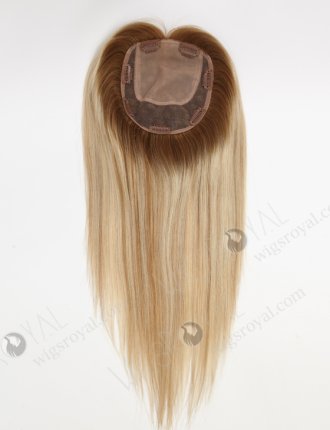 In Stock 5.5"*6.5" European Virgin Hair 16" Straight T8/60#/8# Silk Top Hair Topper-138