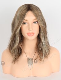 Best Medical Wigs Online Shopping 12 Inch Shoulder Length Brown with Blonde GRP-08003