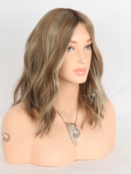 Best Medical Wigs Online Shopping 12 Inch Shoulder Length Brown with Blonde GRP-08003-23381
