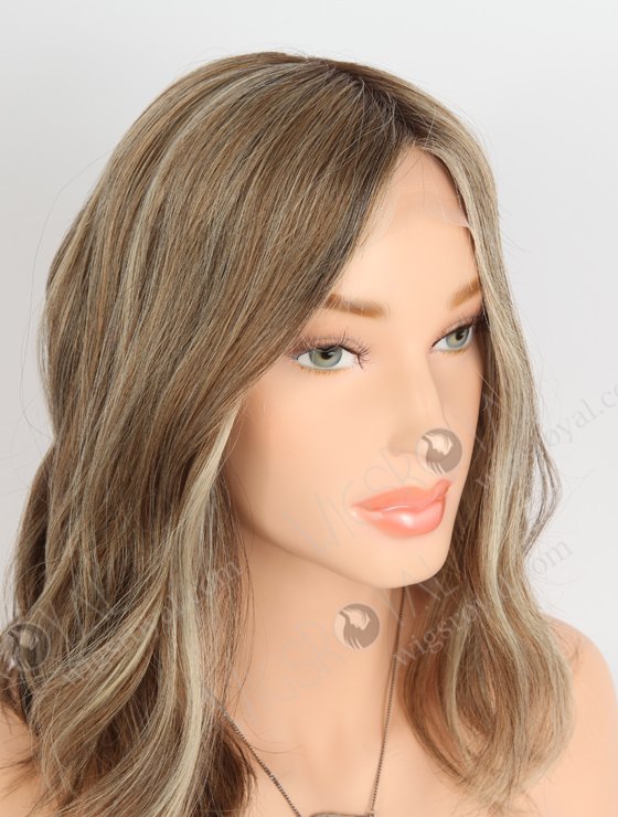 Best Medical Wigs Online Shopping 12 Inch Shoulder Length Brown with Blonde GRP-08003-23386