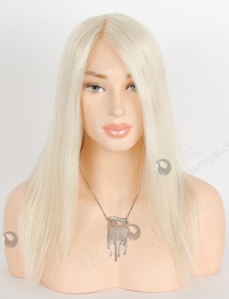 White Color Gripper Wig For Alopecia Women Without Glue GRP-08006