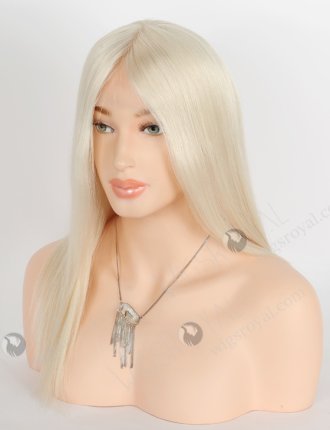 In Stock European Virgin Hair 16" Straight White Color Gripper Wig GRP-08007