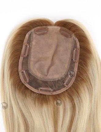 Human Hair Toppers With Highlights Topper-159 