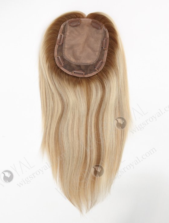 Human Hair Toppers With Highlights Topper-159 -23525