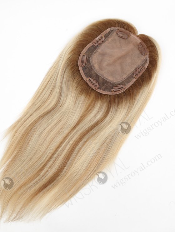 Human Hair Toppers With Highlights Topper-159 -23527