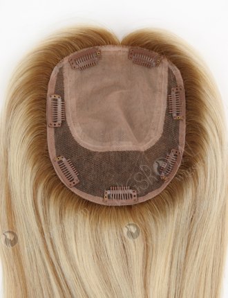 In Stock 5.5"*6.5" European Virgin Hair 16" Straight T8/60#/8# Silk Top Hair Topper-137