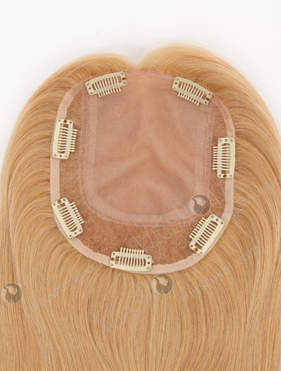 In Stock Best Hair Toppers for Thinning Hair and Hair Loss Women | 12" one length European Virgin Hair-23517