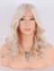 All One Length Beach Wave White Color Silk Top Wig GRD-08009