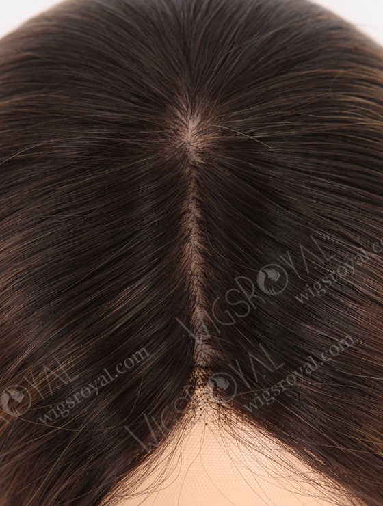 In Stock European Virgin Hair 16" All One Length Beach Wave 10/8# Highlights, Roots 2# Color Grandeur Wig GRD-08005-23598