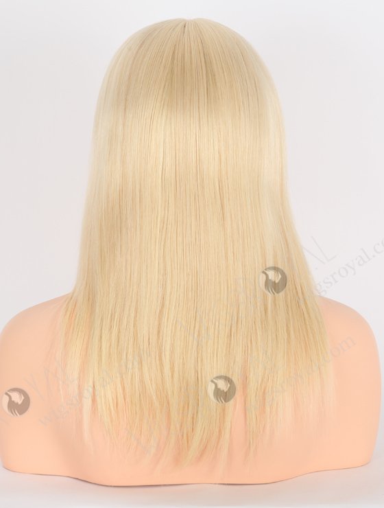 In Stock European Virgin Hair 12" All One Length Straight 613# Color Grandeur Wig GRD-08013-23699