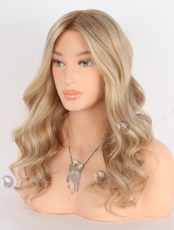 In Stock European Virgin Hair 18" Beach Wave T8a/60# with 8a# Highlights Color Grandeur Wig GRD-08023-23733