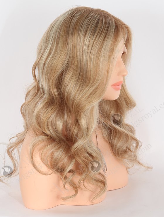 In Stock European Virgin Hair 18" Beach Wave T8a/60# with 8a# Highlights Color Grandeur Wig GRD-08023-23736