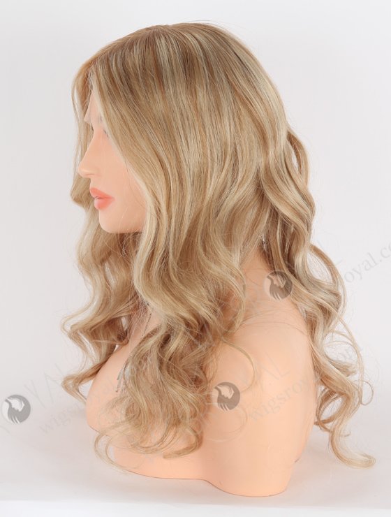 In Stock European Virgin Hair 18" Beach Wave T8a/60# with 8a# Highlights Color Grandeur Wig GRD-08023-23737