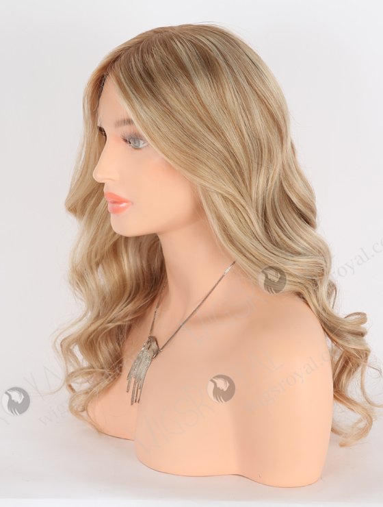 In Stock European Virgin Hair 18" Beach Wave T8a/60# with 8a# Highlights Color Grandeur Wig GRD-08023-23738