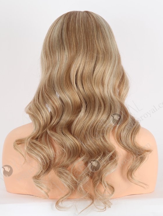 In Stock European Virgin Hair 18" Beach Wave T8a/60# with 8a# Highlights Color Grandeur Wig GRD-08023-23741