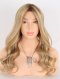 Middle Golden Brown European Human Hair Beach Wave Lace Front Wig RLF-08002